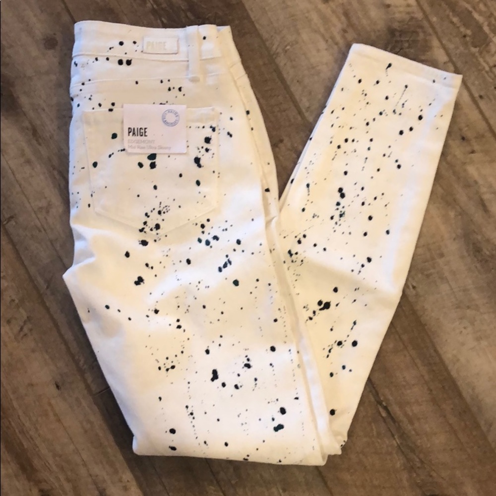 Paige Size 28 Mid Rise Ultra Skinny